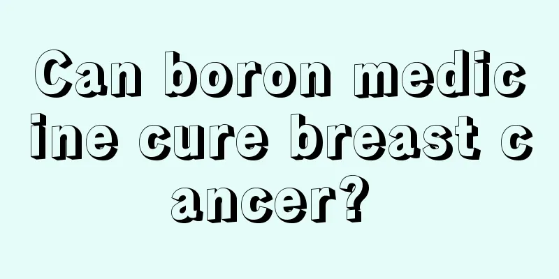 Can boron medicine cure breast cancer? 