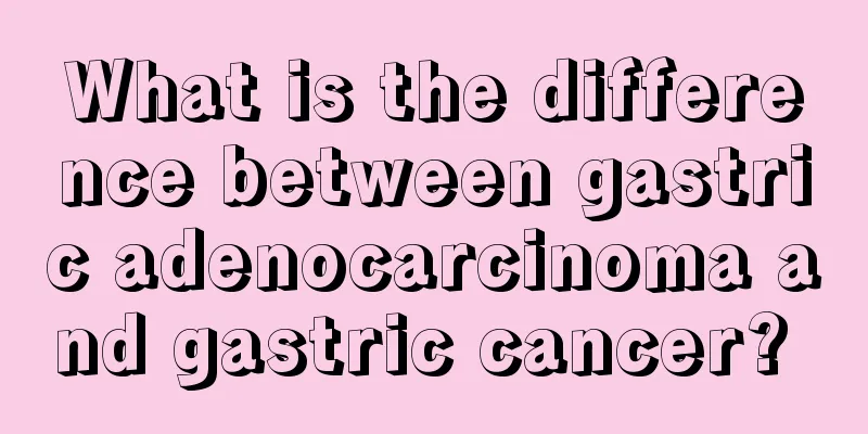 What is the difference between gastric adenocarcinoma and gastric cancer? 