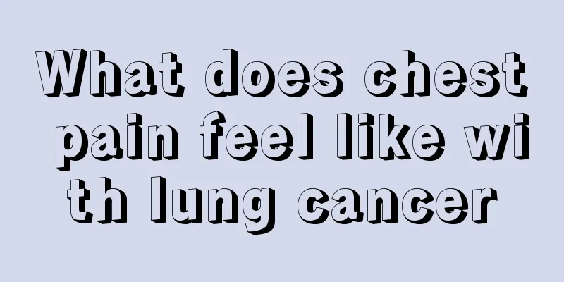 What does chest pain feel like with lung cancer