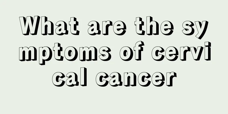 What are the symptoms of cervical cancer