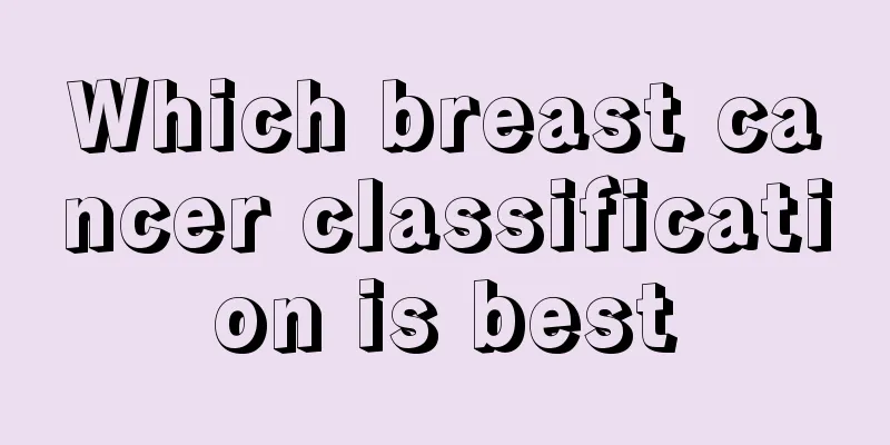 Which breast cancer classification is best