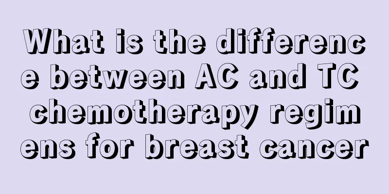 What is the difference between AC and TC chemotherapy regimens for breast cancer