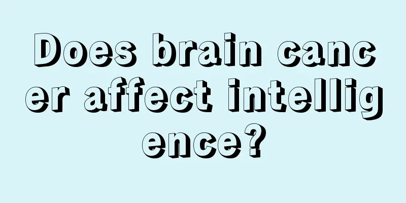 Does brain cancer affect intelligence?