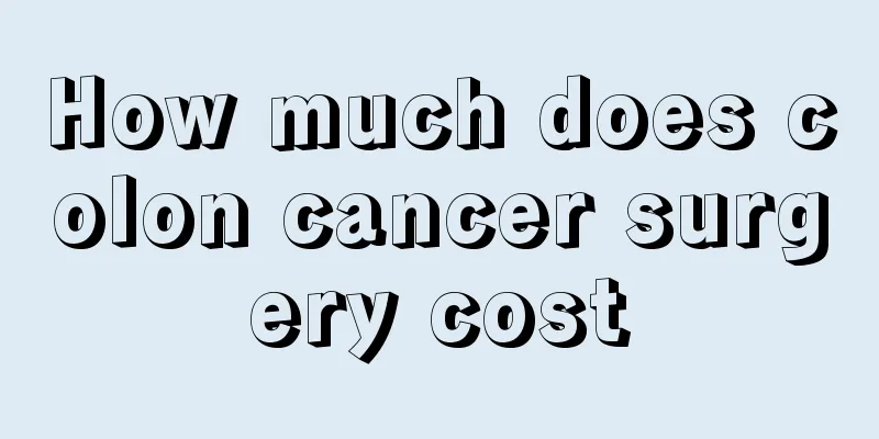 How much does colon cancer surgery cost