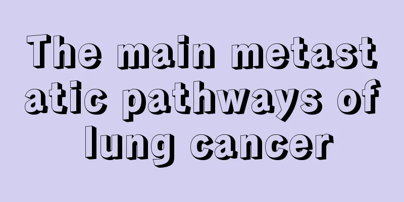 The main metastatic pathways of lung cancer