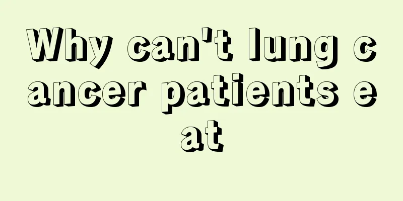 Why can't lung cancer patients eat