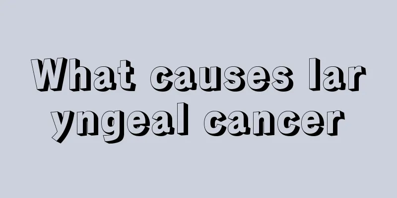 What causes laryngeal cancer