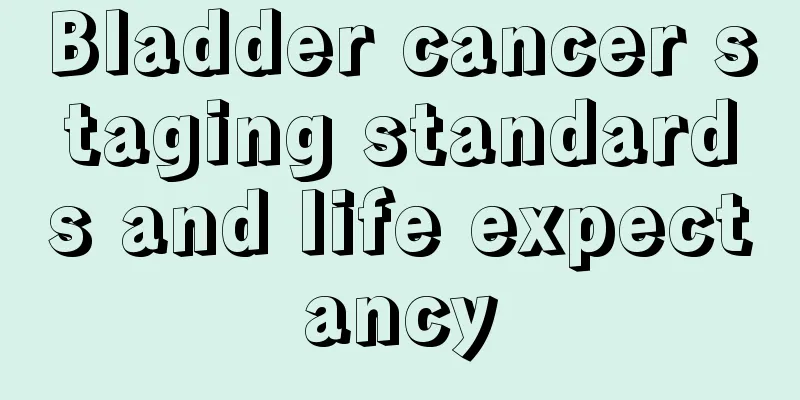 Bladder cancer staging standards and life expectancy