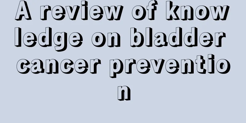 A review of knowledge on bladder cancer prevention