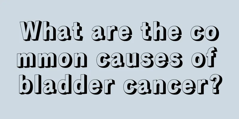 What are the common causes of bladder cancer?