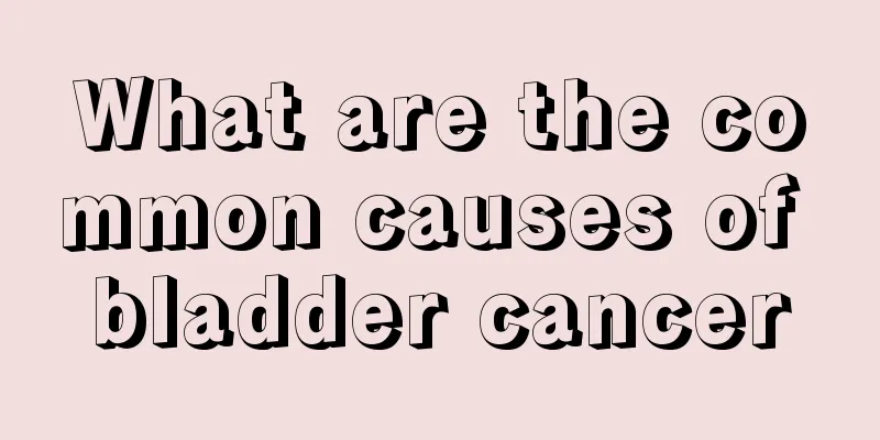 What are the common causes of bladder cancer