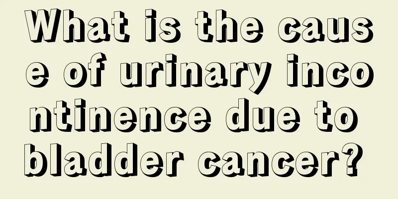 What is the cause of urinary incontinence due to bladder cancer? 