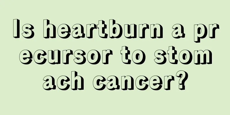 Is heartburn a precursor to stomach cancer?