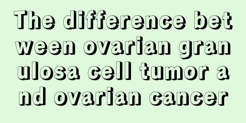 The difference between ovarian granulosa cell tumor and ovarian cancer