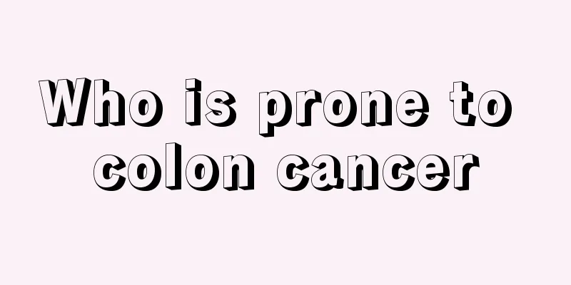 Who is prone to colon cancer