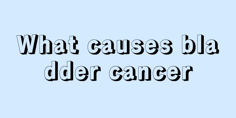 What causes bladder cancer