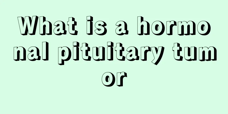 What is a hormonal pituitary tumor