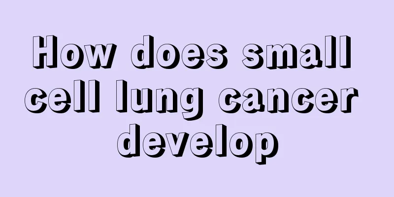 How does small cell lung cancer develop