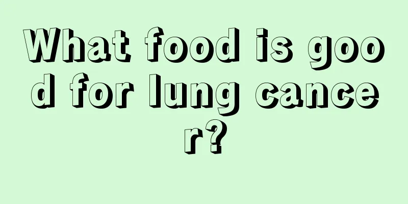 What food is good for lung cancer?