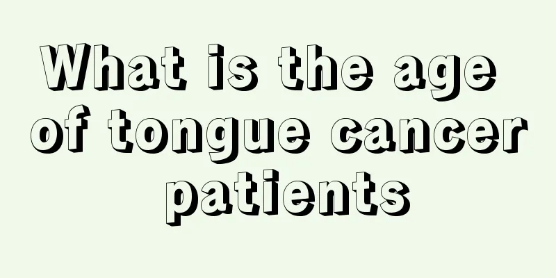 What is the age of tongue cancer patients