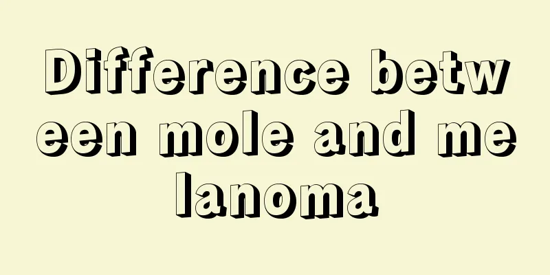 Difference between mole and melanoma