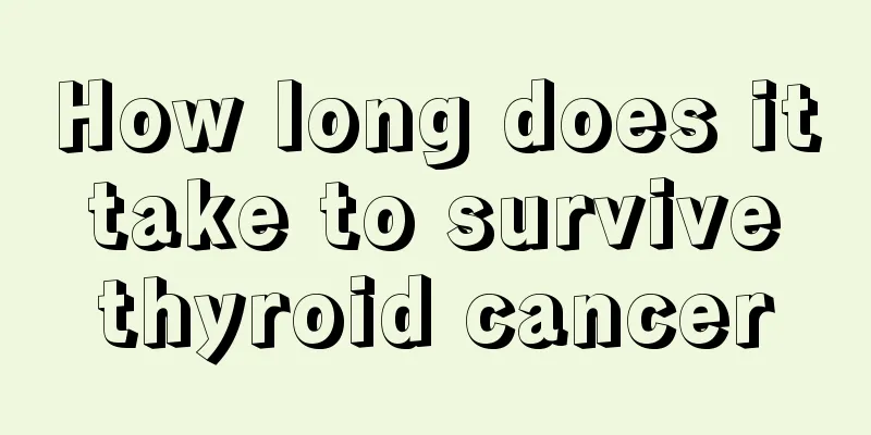 How long does it take to survive thyroid cancer