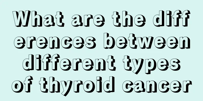 What are the differences between different types of thyroid cancer