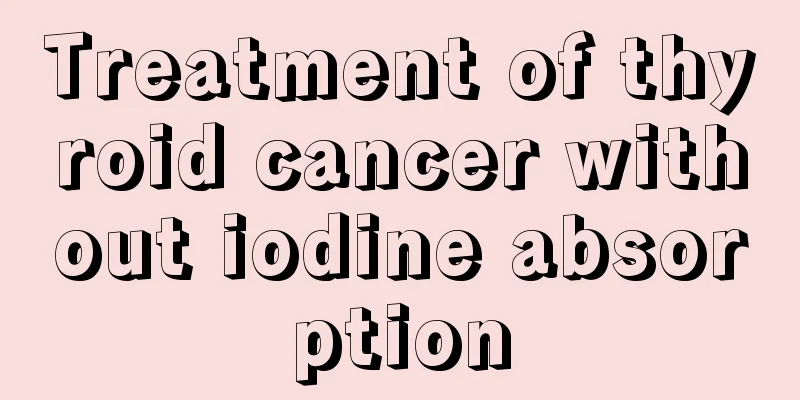 Treatment of thyroid cancer without iodine absorption