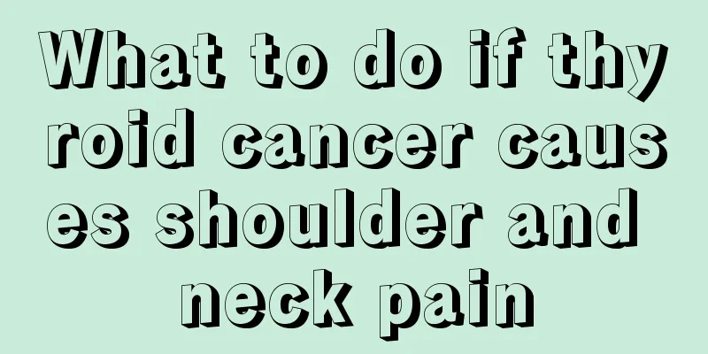What to do if thyroid cancer causes shoulder and neck pain