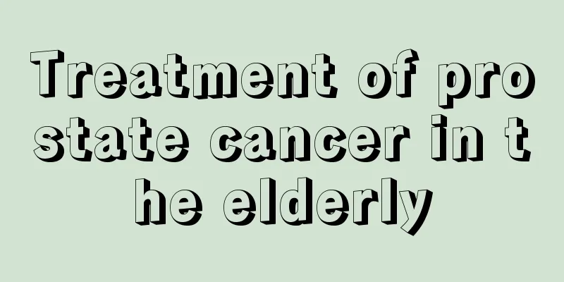 Treatment of prostate cancer in the elderly