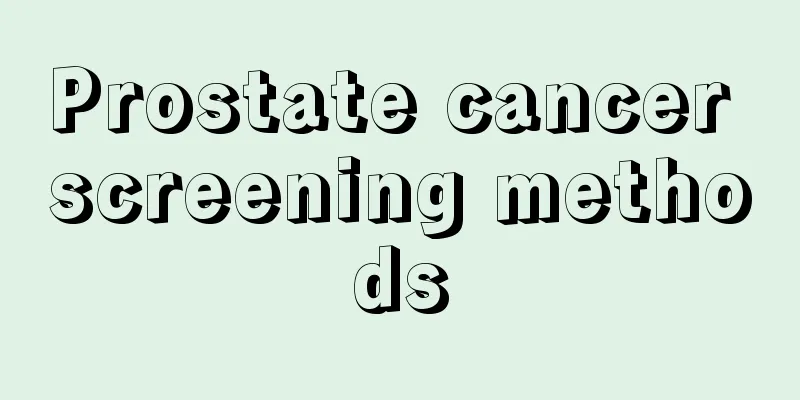 Prostate cancer screening methods