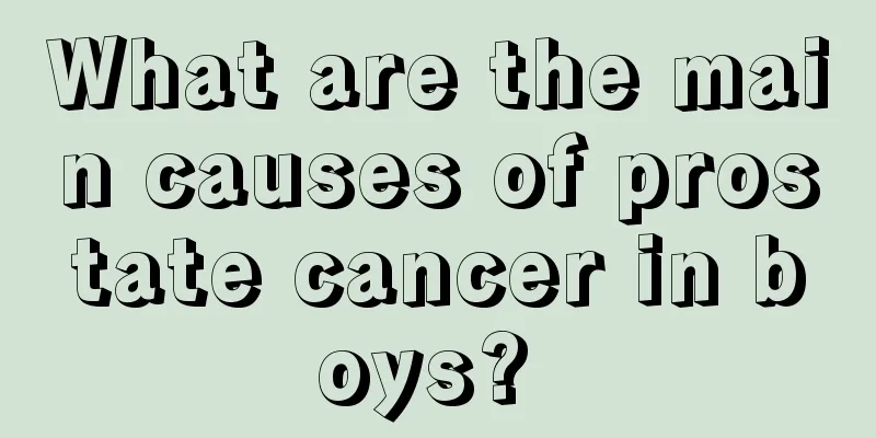 What are the main causes of prostate cancer in boys? 