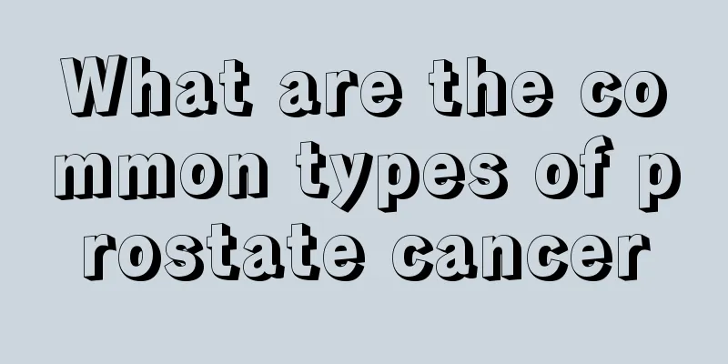 What are the common types of prostate cancer
