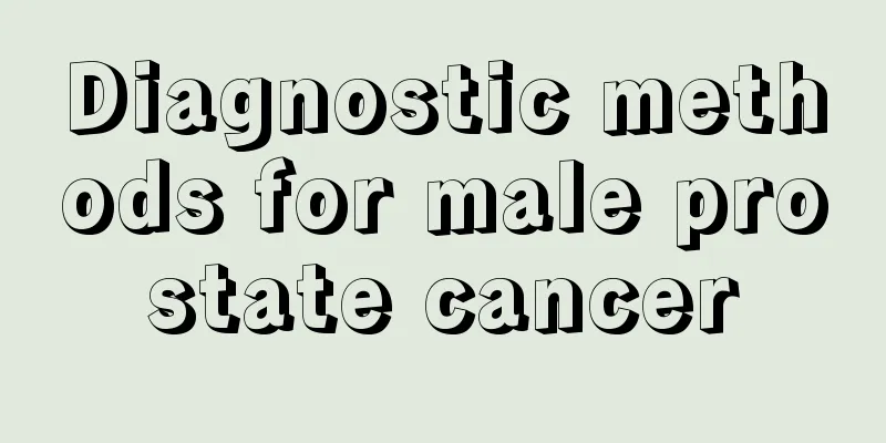 Diagnostic methods for male prostate cancer