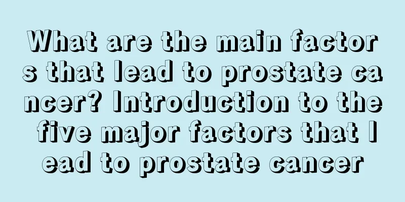 What are the main factors that lead to prostate cancer? Introduction to the five major factors that lead to prostate cancer