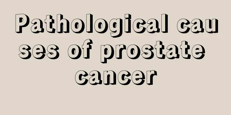 Pathological causes of prostate cancer