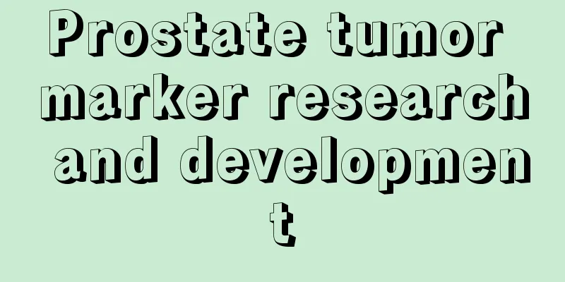 Prostate tumor marker research and development