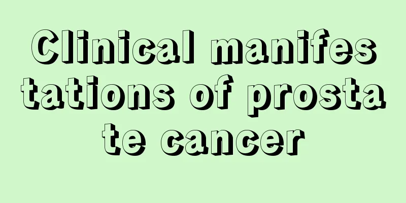 Clinical manifestations of prostate cancer