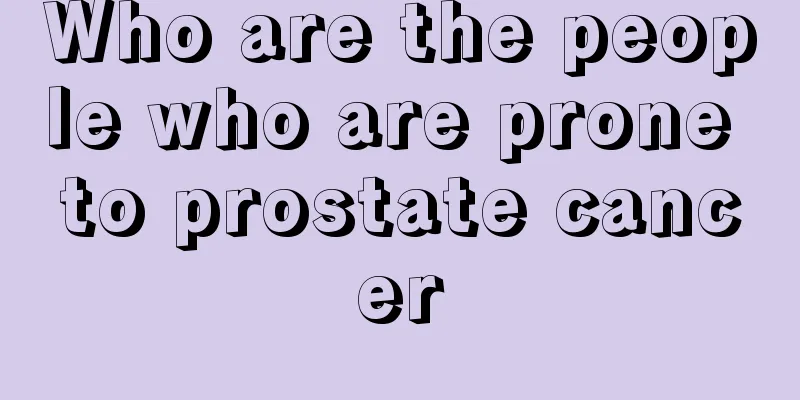 Who are the people who are prone to prostate cancer