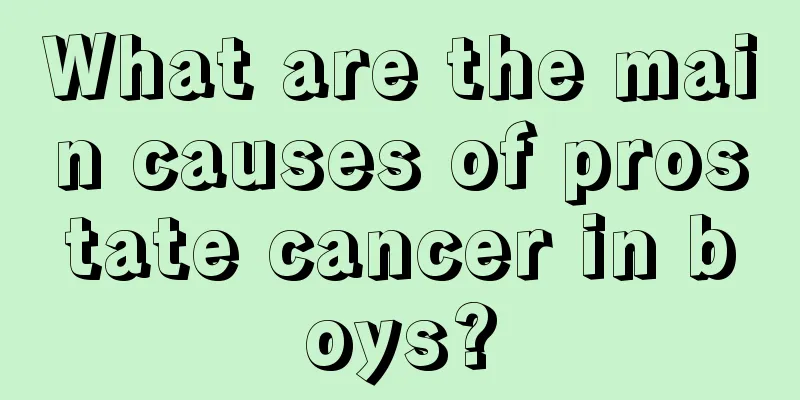 What are the main causes of prostate cancer in boys?