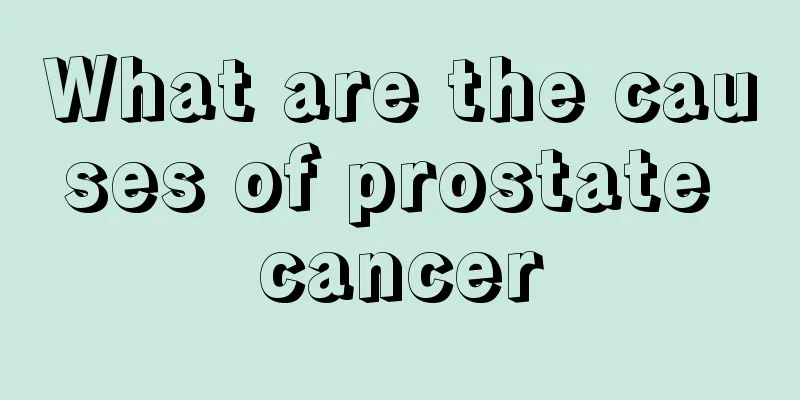What are the causes of prostate cancer