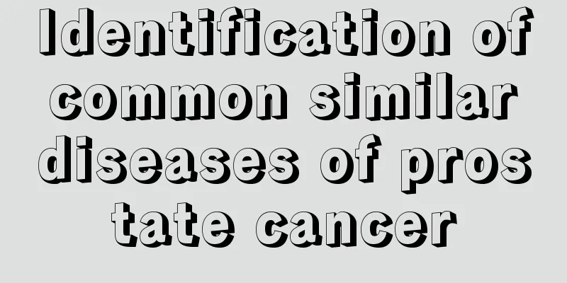 Identification of common similar diseases of prostate cancer