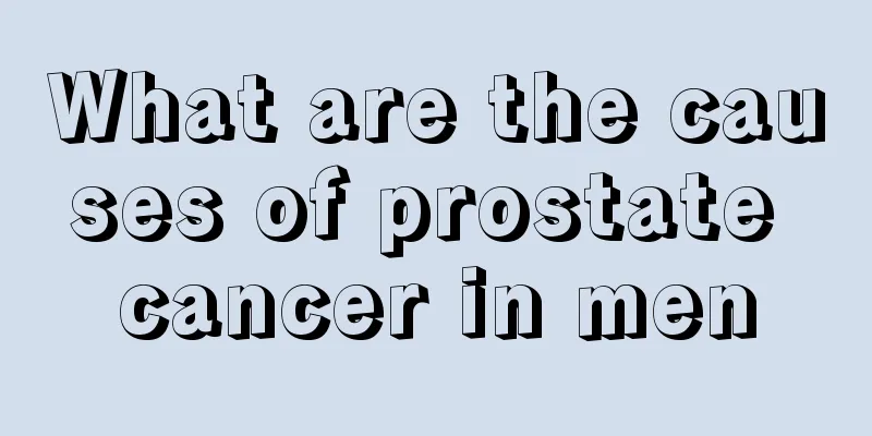 What are the causes of prostate cancer in men