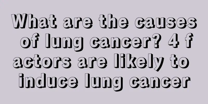 What are the causes of lung cancer? 4 factors are likely to induce lung cancer