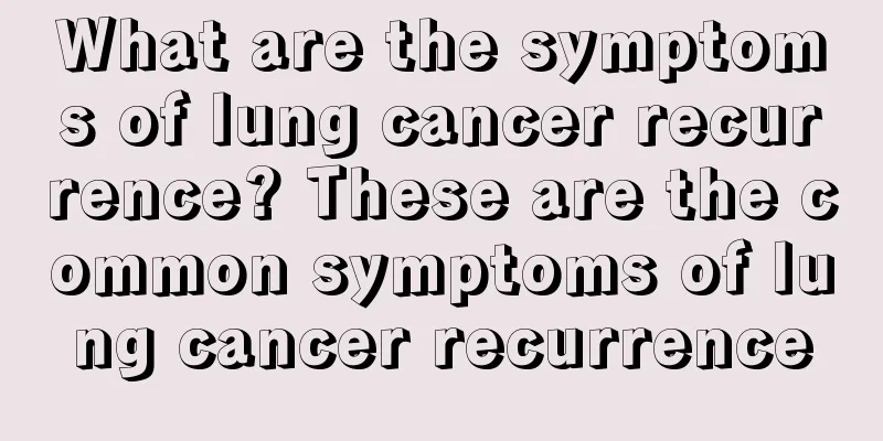 What are the symptoms of lung cancer recurrence? These are the common symptoms of lung cancer recurrence