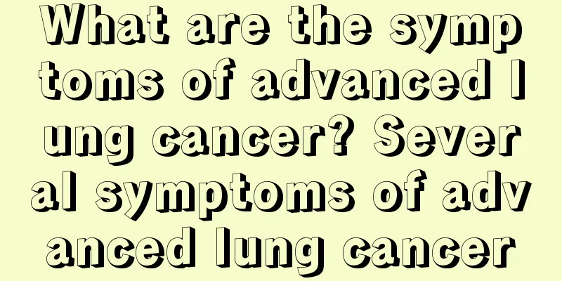 What are the symptoms of advanced lung cancer? Several symptoms of advanced lung cancer