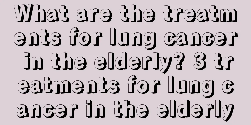 What are the treatments for lung cancer in the elderly? 3 treatments for lung cancer in the elderly