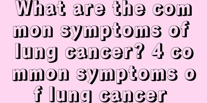What are the common symptoms of lung cancer? 4 common symptoms of lung cancer 