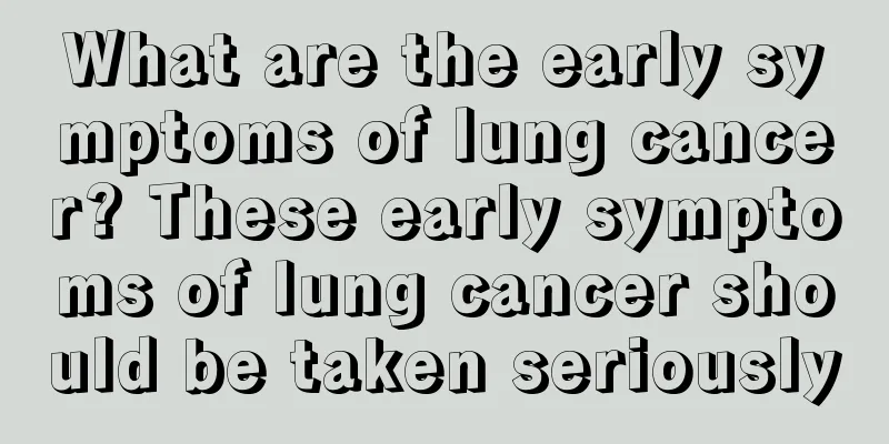 What are the early symptoms of lung cancer? These early symptoms of lung cancer should be taken seriously