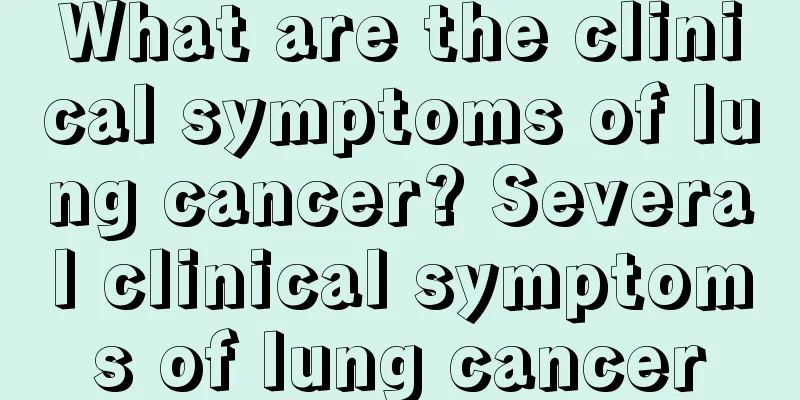 What are the clinical symptoms of lung cancer? Several clinical symptoms of lung cancer